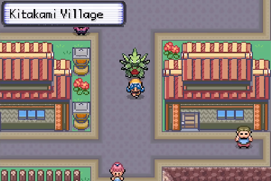 Kitakami Village in Pokemon SoulGold