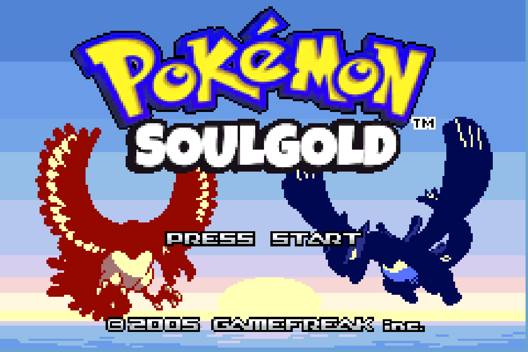 Pokemon SoulGold title screen